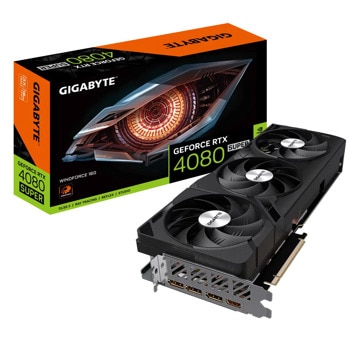 Видео карта Nvidia GF RTX 4080 Super, 16GB, Gigabyte WINDFORCE, PCI-E 4.0, GDDR6X, 256-bit, DisplayPort, HDMI | JAR Computers Gigabyte GF RTX 4080 Super WINDFORCE