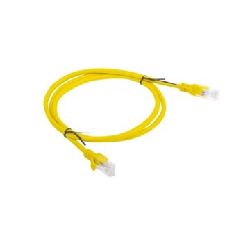 Lanberg patch cord CAT.5E 1m, yellow