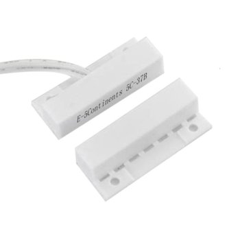 Магнитен датчик (мук) правоъгълен за повърхностен монтаж, ABS материал, бял | JAR Computers Мук правоъгълен 5C-37B/W