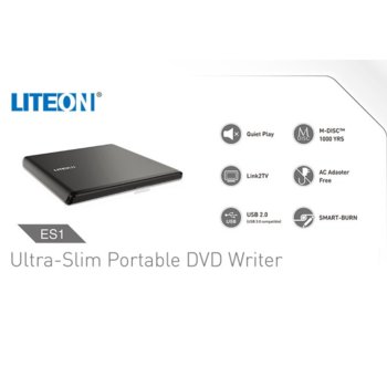 LiteOn Ultra-Slim Portable DWD Writer ES1