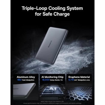 Baseus PicoGo AM41 Ultra Slim Qi2 10000 mAh 27W | JAR Computers Baseus PicoGo AM41 Ultra Slim Qi2 10000 mAh 27W