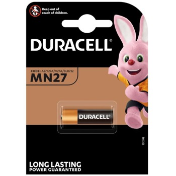 Батерия алкална Duracell A27 12V, A27, 12V, 1бр. image