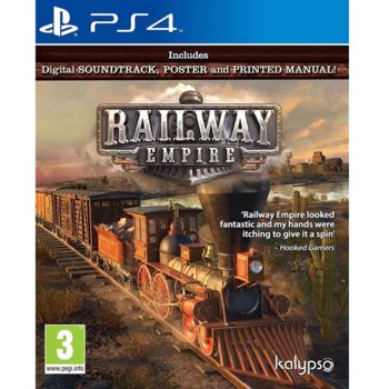 Игра за конзола Railway Empire, за PS4 | JAR Computers Railway Empire (PS4)