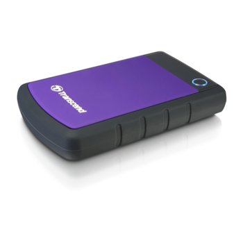 Твърд диск 750GB Transcend StoreJet 25H2P, 2.5" (6.35 cm), външен, удароусточив, USB2.0 (+захранване през USB) | JAR Computers 750GB Transcend StoreJet 25H2P