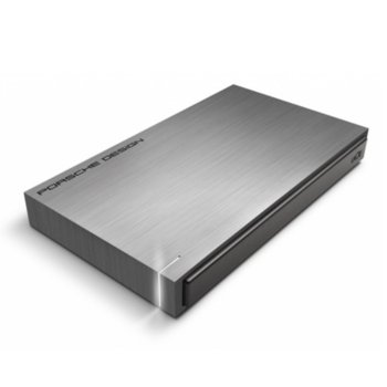Твърд диск 500GB LaCie Porsche Design Mobile Drive (сив), външен, 2.5" (6.35 cm), USB 3.0 | JAR Computers LaCie Porsche Design Mobile Drive 500GB 301998