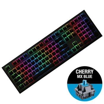 Ducky Shine 7 Gunmetal Gray RGB Cherry MX Blue