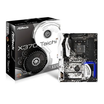 Дънна платка ASRock X370 Taichi, X370, AM4, DDR4, PCI-E (CF&SLi), 8x SATA3 6.0 Gb/s, 2x M.2 Socket, 6x USB 3.0, ATX | JAR Computers ASRock X370 Taichi