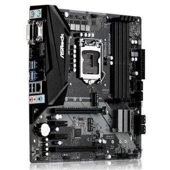 Дънна платка ASRock B360M Pro4, B360, LGA1151, DDR4, PCI-E (HDMI&DVI)(CFX), 6x SATA 6Gb/s, 2x M.2 Socket, 1x USB 3.1 (Type-C), Micro ATX | JAR Computers ASRock B360M Pro4