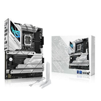 Дънна платка Asus ROG Strix Z790-A Gaming WIFI II, Z790, LGA1700, DDR5, PCI-E 5.0 (DP&HDMI), 5x M.2, 4x SATA 6Gb/s, 1x USB 3.2 Gen 2 Type-C, 2x USB 3.2 Gen 2 Type-A, Wi-Fi 7, Bluetooth, 2.5GbE LAN, ATX | JAR Computers Asus ROG STRIX Z790-A GAMING WIFI II 90MB1FN0