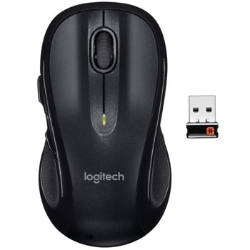 Мишка Logitech M510 (910-001826), лазерна (1000 dpi), безжична, USB, черна | JAR Computers Logitech 910-001826