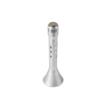 uGo Karaoke microphone wireless, Silver