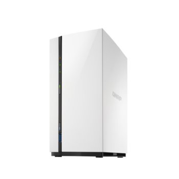 Мрежови диск (NAS) Qnap TS-228A, четириядрен Realtek RTD1295 1.4GHz, без твърд диск, 1GB DDR4, 1x 1GbE port, 1x USB 3.0 | JAR Computers Qnap TS-228A