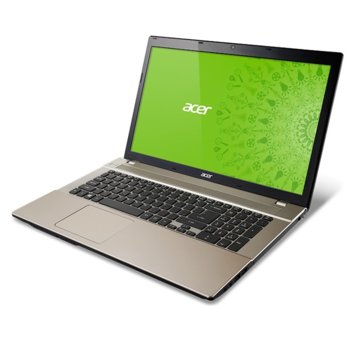 Лаптоп 17.3" (43.94 cm) ACER V3-772G-747A8G1TMamm V2, четириядрен Intel® Core™ i7 4702MQ 2.2/3.2GHz, FULL HD LED Display & GeForce GTX 760M 2GB DDR5 (HDMI), 8GB, 1TB, USB3.0, Linux, 3.2kg, 1г. | JAR Computers 17.3" (43.94 cm) ACER V3-772G-747A8G1TMamm V2