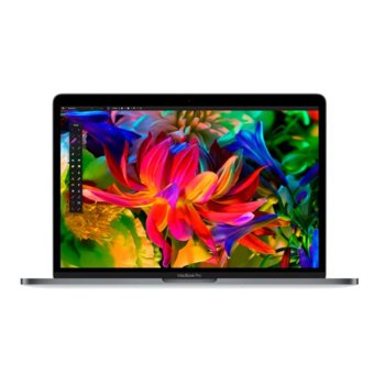 Лаптоп Apple MacBook Pro 15(MPTU2ZE/A)(сив), четириядрен Kaby Lake Intel Core i7-7700HQ 2.8/3.8GHz, 15.4" (39.11 cm) WQXGA Retina дисплей & Radeon Pro 555 2GB(Thunderbolt 3), 16GB, 256GB SSD, 4x Thunderbolt 3, сензорен бар, MacOSX Sierra, 1.83 kg | JAR Computers Apple MacBook Pro 15 MPTR2ZE/A