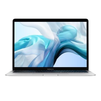 Лаптоп Apple MacBook Air 13 (2018)(MREC2ZE/A)(сребрист), двуядрен Intel Core i5 1.6/3.6GHz, 13.3" (33.78 cm) WQXGA Retina дисплей(Thunderbolt), 8GB LPDDR3, 256GB SSD, 2x Thunderbolt 3, MacOS Mojave, 1.25kg, Анг. клавиатура | JAR Computers Apple MacBook Air 13 (MREC2ZE/A) Silver