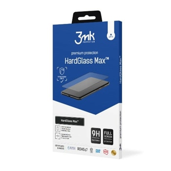 Протектор от закалено стъкло /Tempered Glass/ 3MK HardGlass Max за Apple iPhone 15 Plus, 9H твърдост, privacy | JAR Computers 3MK HardGlass Max Apple iPhone 15 Plus