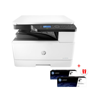 Мултифункционално лазерно устройство HP LaserJet MFP M436n с подарък две касети CF256X (Black), монохромен, принтер/копир/скенер, 600 x 600, 23 стр/мин, LAN, USB, A3 | JAR Computers HP LaserJet MFP M436n + (CF256X) Black