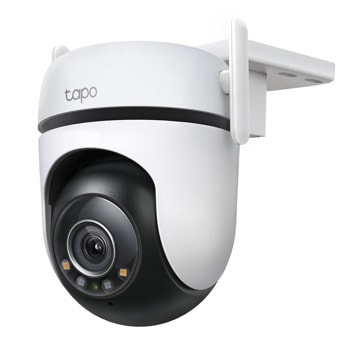 IP камера TP-LINK Tapo C520WS, 4Mpix(2560x1440@30fps), куполна Pan/Tilt камера, 3.18mm обектив, H.264, IR осветеност (до 30m), външна, IP66, Wi-Fi, microSD | JAR Computers TP-Link Tapo C520WS