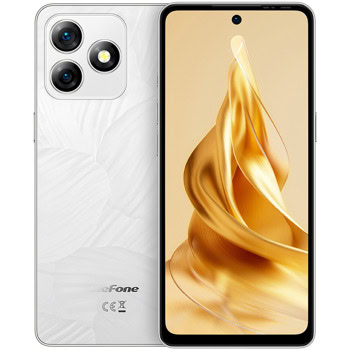 Смартфон Ulefone Note 18 Pro (бял), поддържа 2 SIM карти, 6.78" (17.22 cm) IPS 90Hz дисплей, осемядрен Mediatek Helio G91 2.0 GHz, 6GB RAM, 256GB Flash памет (+microSD слот), 64 + 50 & 32 Mpix камери, Android | JAR Computers Ulefone Note 18 Pro 6/256GB White
