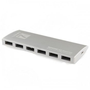 USB HUB 7xUSB 1.1/2.0 (d12040) | JAR Computers USB HUB 7 Port LDNIO-DL-H7-12040