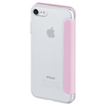 Калъф HAMA Clear за Apple iPhone 7/8, Розов