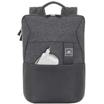 Раница за лаптоп Rivacase 8825 Black, до 13.3" (33.78cm), полиестер, система за управление на велкро ленти, черна | JAR Computers Rivacase 8825 Black