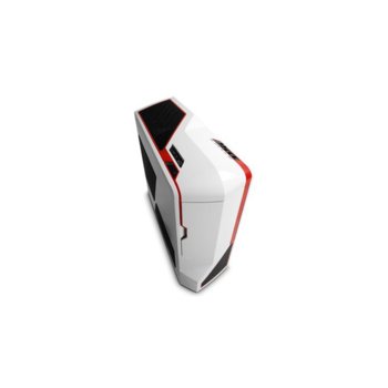 Кутия NZXT Phantom, ATX/E-ATX/Micro-ATX/, 2x USB 2.0, бяла, без захранване | JAR Computers NZXT Phantom White Red