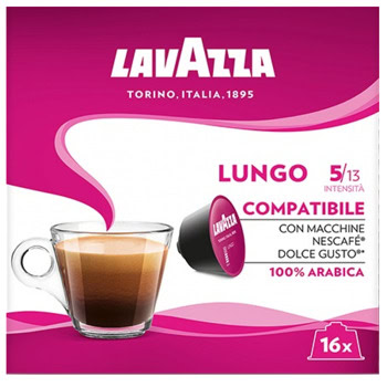 Кафе капсули LAVAZZA Dolce Gusto Lungo 16 напитки