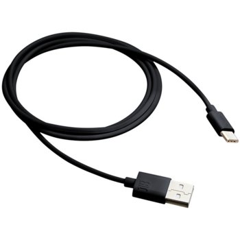 Кабел Canyon CNE-USBC1B, USB A(м) към USB C(м), 1m, черен | JAR Computers Canyon CNE-USBC1B USB A(м) към USB C(м) 1m