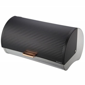 Кутия за хляб Klausberg KB 7269, 39 см, метална, черна | JAR Computers Klausberg KB 7269