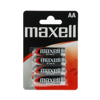 Батерии манганови Maxell AA, 1.5V, 4 бр.