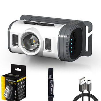 Челник 56746456, акумулаторна батерия, диод 180, един бутон за управление, бял | JAR Computers Челник с диод 180 56746456