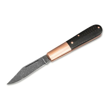 Джобен нож Boker Solingen Barlow Copper Integral Micarta, неръждаема стомана, 66 мм дължина на острието, черен | JAR Computers 110054