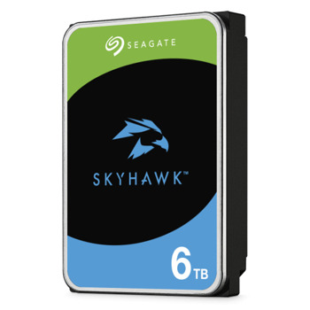 Твърд диск 6TB Seagate SkyHawk (ST6000VX009), SATA 6Gb/s, 256MB кеш, surveillance, 3.5" (8.89cm) | JAR Computers HDD Seagate SkyHawk 6TB ST6000VX009