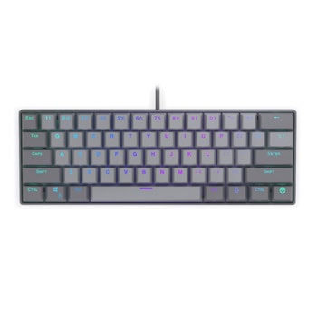 Клавиатура Endorfy Thock V2 Compact, механична, червени суичове, гейминг, ARGB подсветка, сива, USB | JAR Computers Endorfy Thock V2 Compact Red switch EY5A128