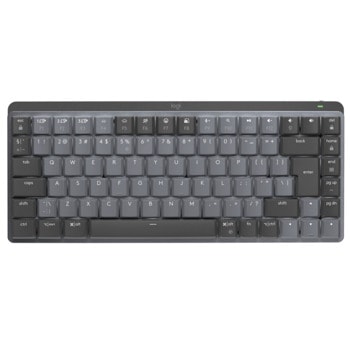 Клавиатура Logitech MX Mechanical Mini (920-010780), безжична, механична, тактилни суичове, подсветка, черна | JAR Computers Logitech Mechanical Mini Tactile Quiet