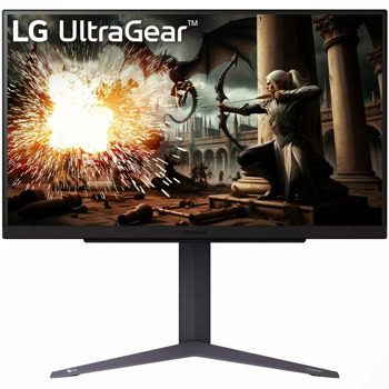 Монитор LG 27GS75Q-B, 27" (68.58cm) IPS панел, 180Hz, QHD, 1ms, 300cd/m2, DisplayPort, HDMI | JAR Computers LG 27GS75Q-B