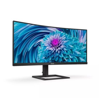 Монитор Philips 346E2CUAE/00, 34" (86.36 cm) VA панел, 100 Hz, WQHD, 4 ms, 300 cd/m2, DisplayPort, HDMI, USB Type C, USB | JAR Computers Монитор PHILIPS 346E2CUAE/00
