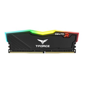 Памет 8GB DDR4 3200MT/s, TeamGroup T-Force Delta RGB TF3D48G3200HC16C01, 1.35V | JAR Computers Team Group 8GB DDR4 3200MHz T-Force Delta RGB