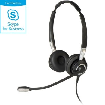 Слушалки Jabra BIZ 2400 II USB Duo MS NC 2499-823-309, USB, ултра шумопремахващ микрофон, Wideband/Hi-fi/DSP, черни | JAR Computers Jabra BIZ 2400 II USB Duo MS NC 2499-823-309