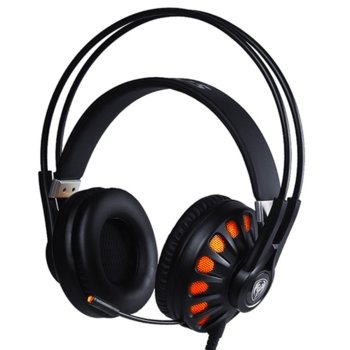 Слушалки Somic G932-BK, микрофон, гейминг, виртуален 7.1 съраунд, 50мм високоговорители, 20Hz - 20KHz честотен диапазон, USB, черни | JAR Computers Somic G932-BK