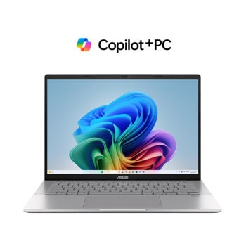 Лаптоп Asus Vivobook S14 M3407KA-SF030 (90NB16P1-M00170)(сребрист), четириядрен AMD Ryzen AI 5 330 2.0/4.5GHz, 14" (35.56cm) WUXGA OLED Glossy Display (HDMI), 16GB DDR5, 1TB SSD NVMe, 2x USB 3.2 Gen 1 Type-C, No OS | JAR Computers Asus Vivobook S14 M3407KA-SF030 90NB16P1-M00170