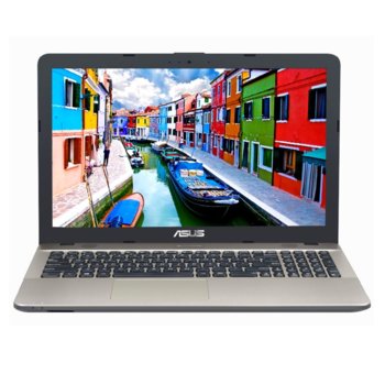 Лаптоп Asus X541NA-GO121, четиридрен Apollo Lake Intel Pentium N4200 1.1/2.5GHz, 15.6" (39.62 cm) HD LED дисплей (HDMI), 4GB DDR3L RAM, 1TB HDD, 1x USB Type C Gen1, 1x USB 3.0, Endless Linux, 2kg | JAR Computers Asus VivoBook Max X541NA-GO121