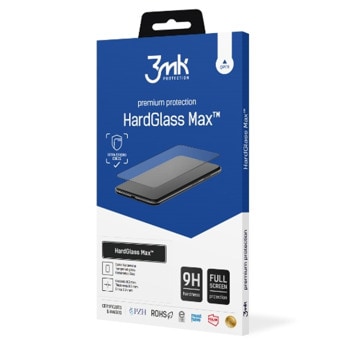 Протектор от закалено стъкло /Tempered Glass/ 3MK HardGlass Max за Apple iPhone 14 Pro Max, 9H твърдост, privacy | JAR Computers 3MK HardGlass Max iPhone 14 Pro Max