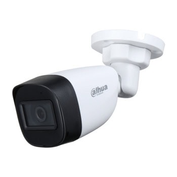 HDCVI камера Dahua HAC-HFW1200C-0280B-S6, насочена "bullet" камера, 2.1MPix(1920x1080@25fps), 2.8mm обектив, IR осветление (до 30m), външна IP67 | JAR Computers Dahua HAC-HFW1200C-0280B-S6