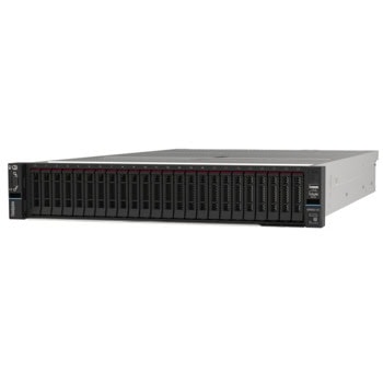Сървър Lenovo ThinkSystem SR650 V3 (7D76A05ZEA), шестнадесетядрен Emerald Rapids Intel Xeon Silver 4514Y 2.0/3.4 GHz, 32GB DDR5 RDIMM, без твърд диск, 9350-8i RAID контролер, 1x RJ45 1GbE LAN, 3x USB 3.2 Gen 1 Type-A, No OS, 1100W PSU | JAR Computers Lenovo ThinkSystem SR650 V3 7D76A05ZEA