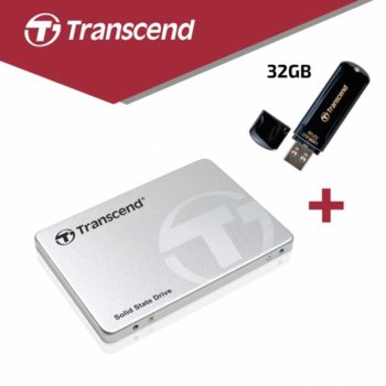 256GB Transcend SSD370 2.5 + 32GB JetFlash 700