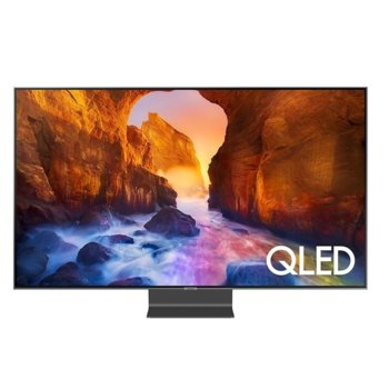 Телевизор Samsung QE55Q90RATXXH, 55" (139,7 cm) 4K ULTRA HD Smart QLED, Direct Full Array, Freesync, HDR 10+, DVB-T2/C/S2 x 2, Wi-Fi, 4x HDMI, 3x USB, сребрист | JAR Computers Samsung QE55Q90RATXXH