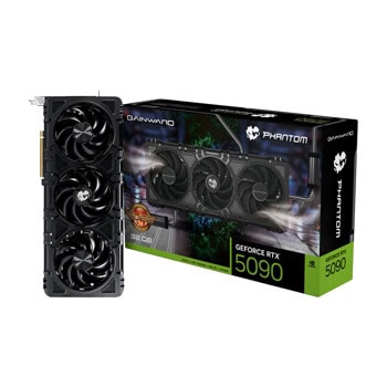 Видео карта Nvidia GF RTX 5090, 32GB, Gainward Phantom GS, PCI-E 5.0, GDDR7, 512-bit, DisplayPort, HDMI | JAR Computers Palit RTX5090 PHANTOM GS 32G