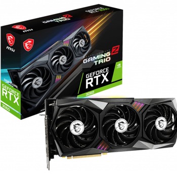 Видео карта Nvidia GF RTX 3060, 12GB, MSI GAMING Z TRIO, PCI-E 4.0, GDDR6, 192-bit, DisplayPort, HDMI | JAR Computers MSI 912-V390-255